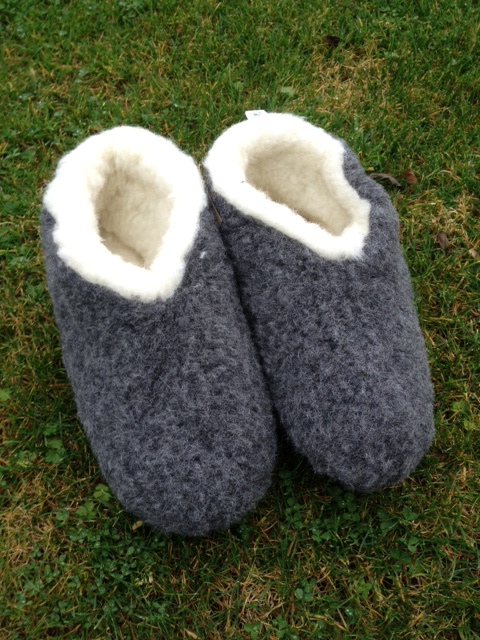 Mens wool hotsell slipper boots